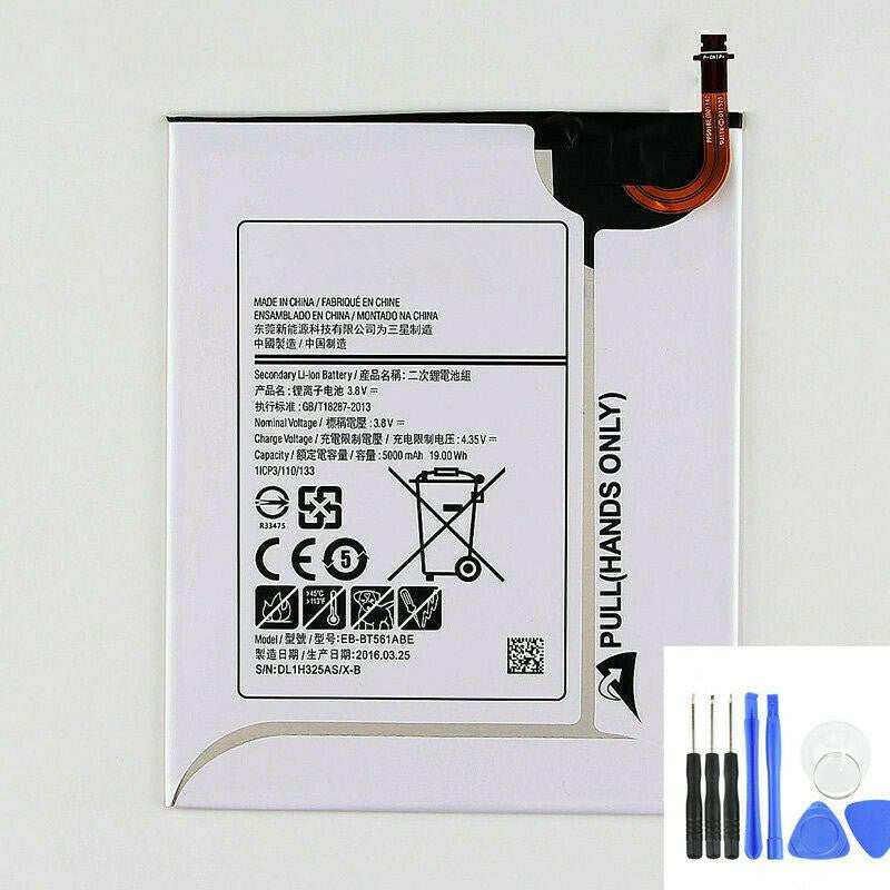 New 5000mAh Battery EB-BT561ABE For Samsung Galaxy Tab E T560 T561 + Tools