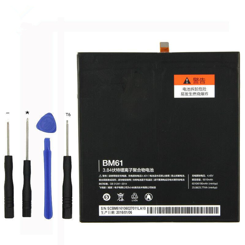 New 6010mAh 3.84V Battery BM61 For Xiaomi Pad 2 Mipad 2 7.9" + Nice Tool