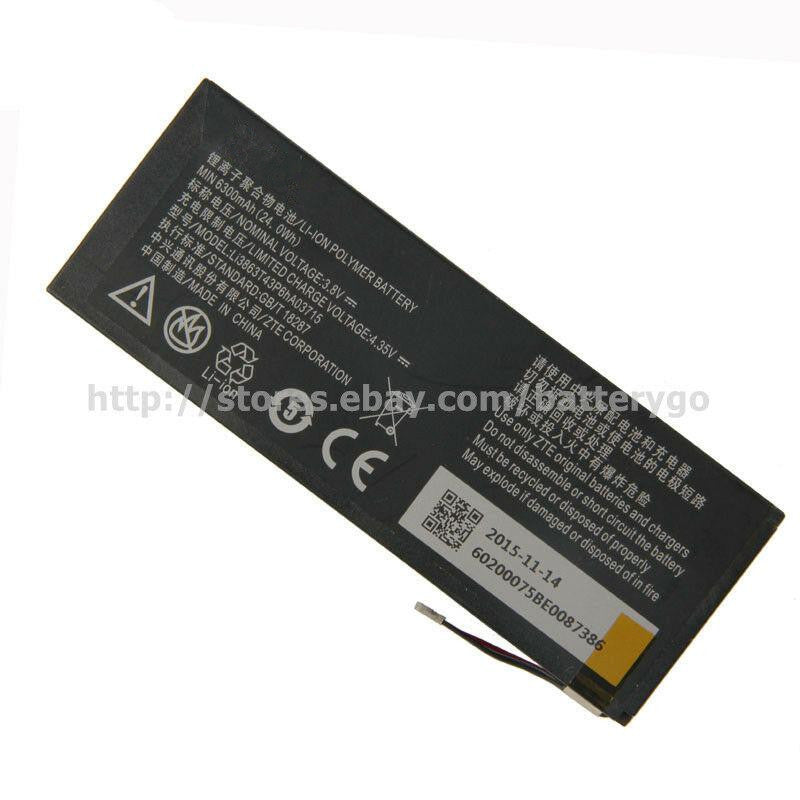 New 6300mAh Li3863T43P6hA03715 Battery For ZTE MF97B MF97G MF97V SPro 2