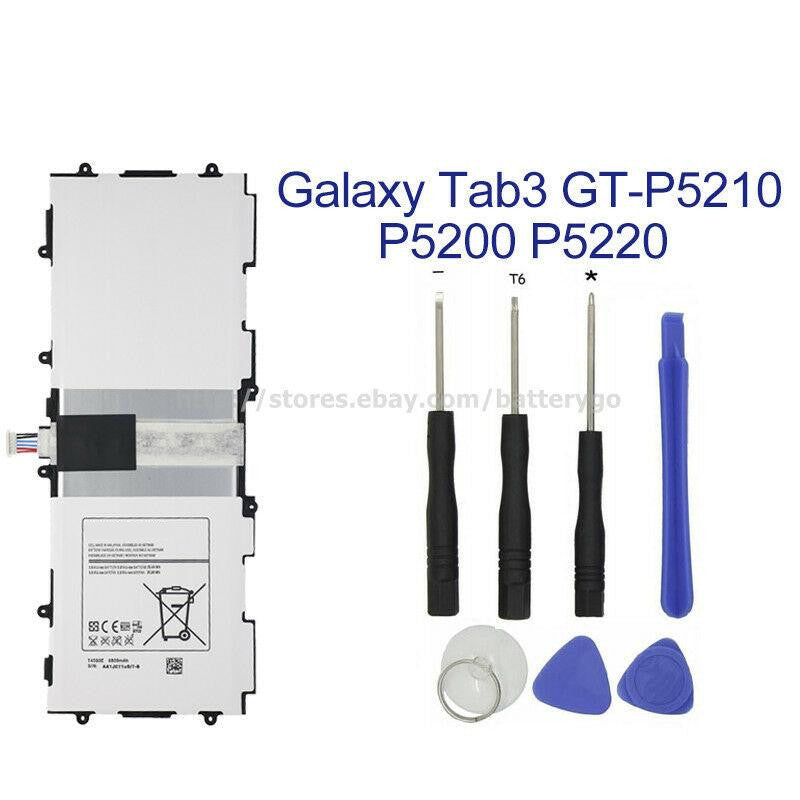 New 6800mAh Battery T4500E For Samsung Galaxy Tab 3 10.1" P5200 P5210 P5220 + Tools