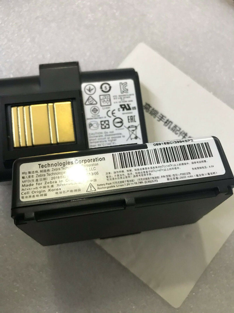 New Battery P1051378 For Zebra Qln320 Qln220 Qln220hc Zq520 Printers 6619