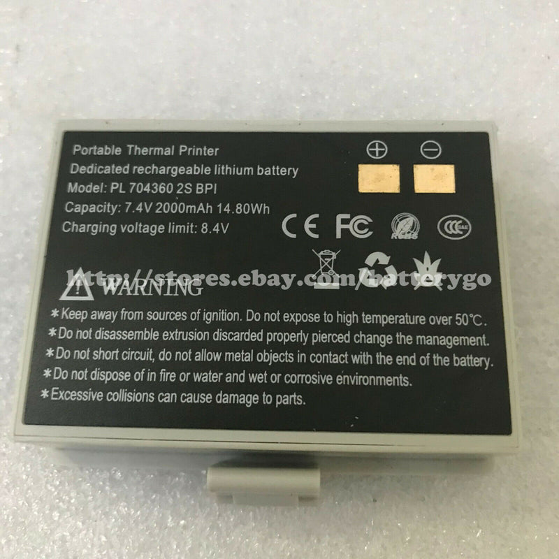 New 2000mAh 14.80Wh 7.4V Rechargeable Battery For PL 704360 2S BPI