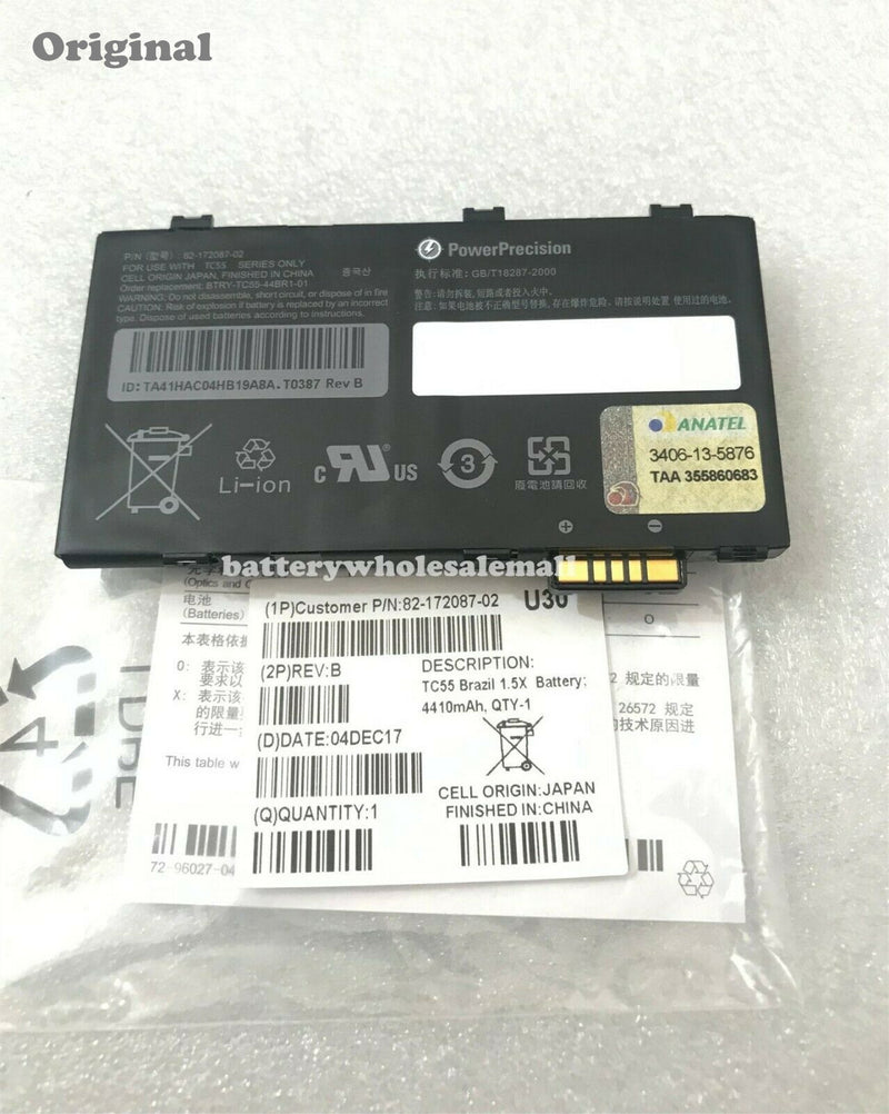 New 4410mAh Battery 82-172087-02 For Symbol TC55 BTRY-TC55-44BR1-01