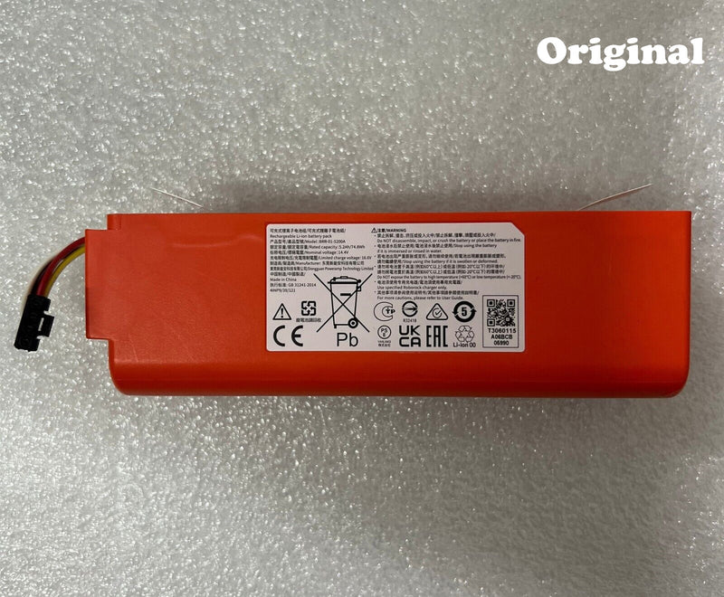 New 5200mAh Battery BRR-01-5200A For Xiaomi Robot Vacuum Cleaner S50 S51