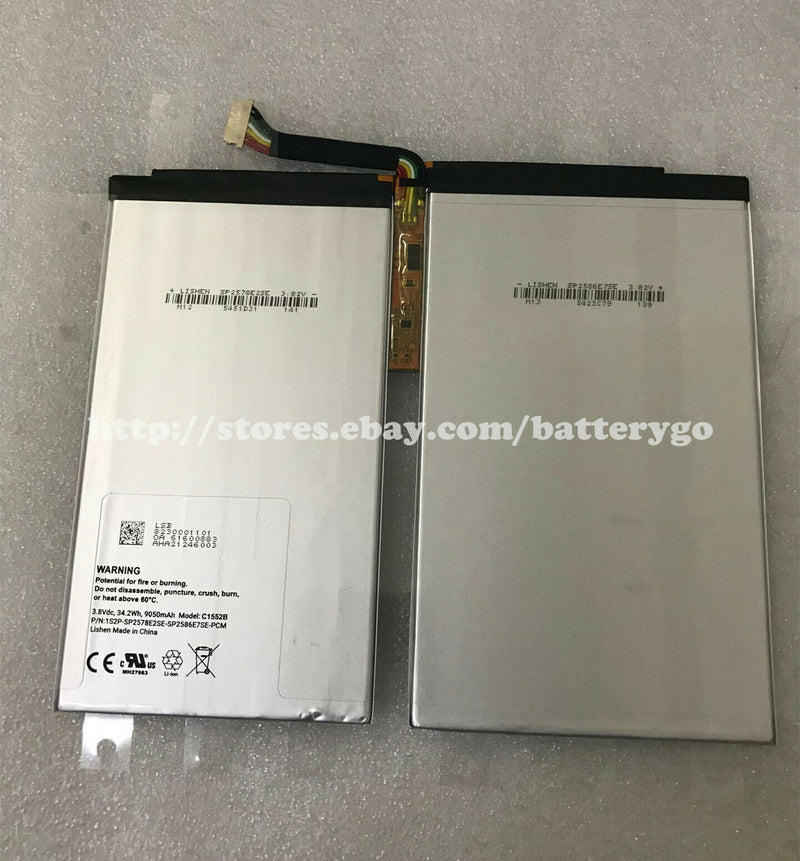 New 9050mAh 34.2Wh 3.8V Battery C1552B For Google Pixel C Tablet
