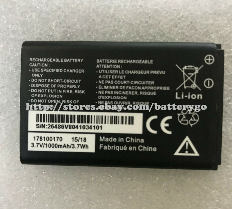 New 1000mAh 3.7Wh 3.7V Battery For MobiWire 178100170 Smartphone