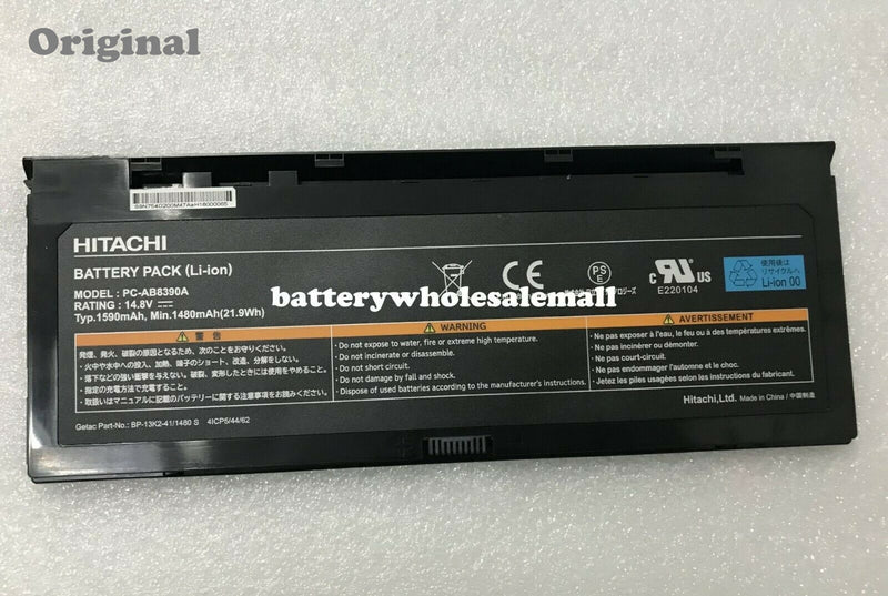 New 1480mAh Battery PC-AB8390A For HITACHI Getac BP-13K2-41/1480 S