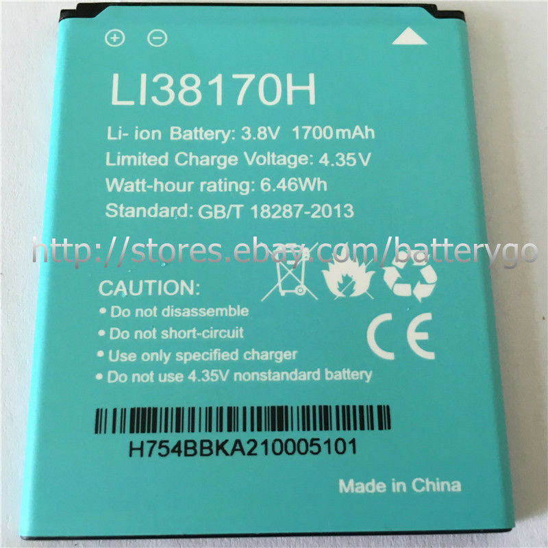 New 1700mAh 3.8V Hisense Battery LI38170H