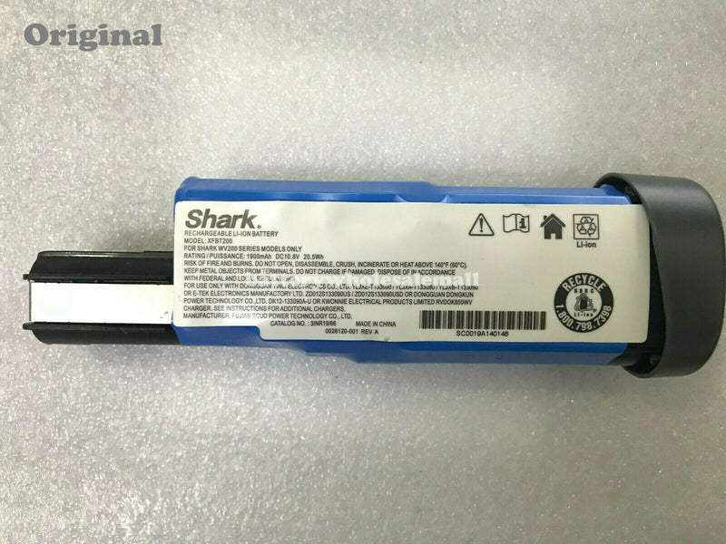 New 1900mAh 10.8V Rechargeable Battery XFBT200 For Shark WV200 Series