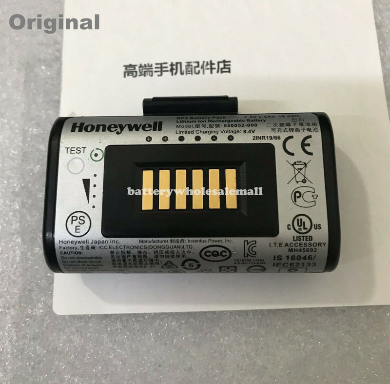 New 2.5Ah 7.2V RP2 Battery Pack 550052-000 For Honeywell ONeil Printer