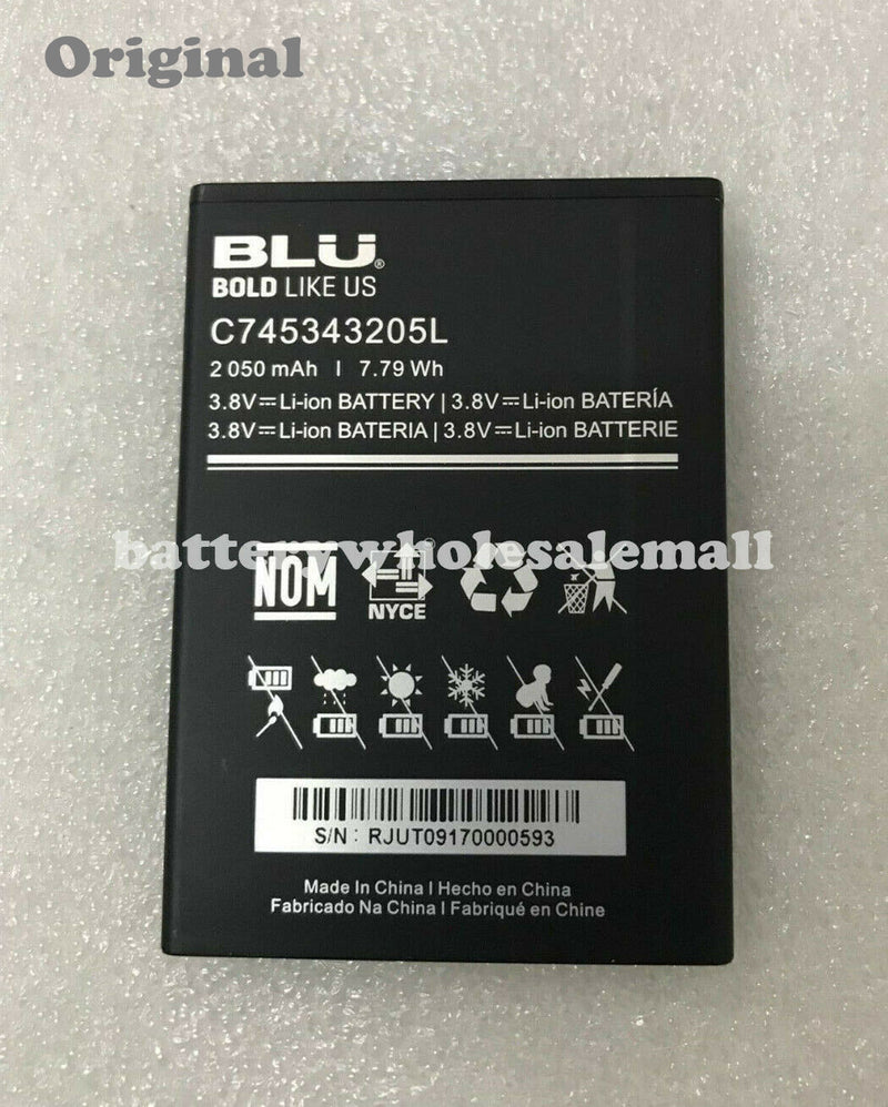 New 2050mAh 7.79Wh 3.8V Battery C745343205L For BLU Studio G3 S770