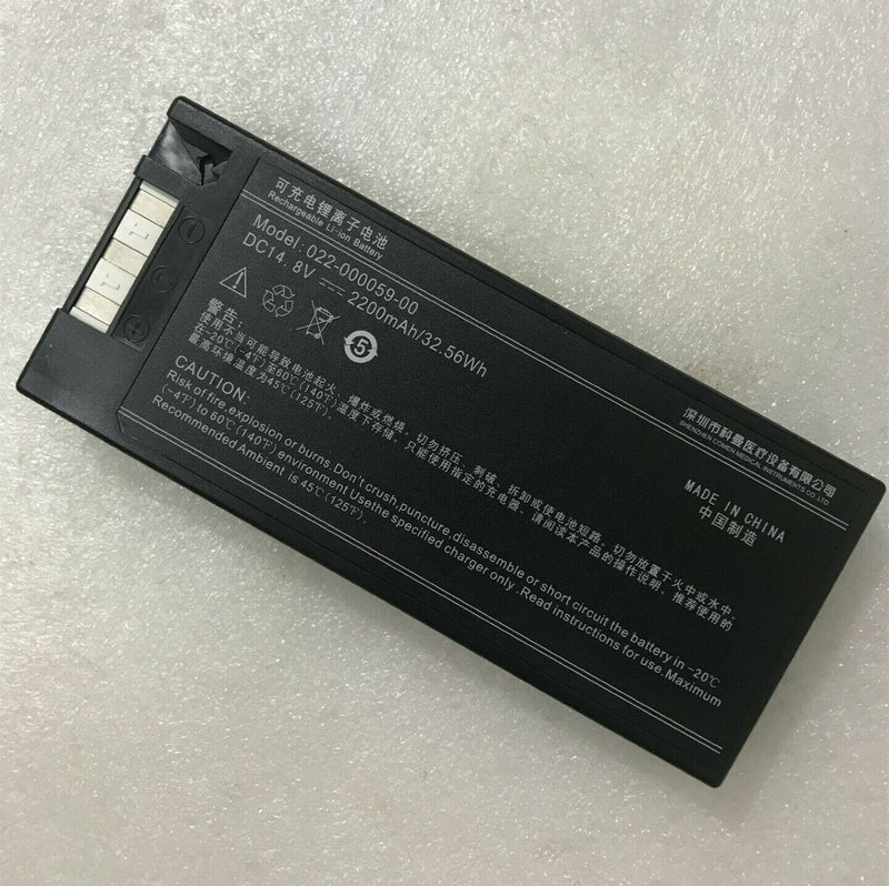 New 2200mAh 14.8V Battery 022-000059-00 For Comen C50 C60 Monitor
