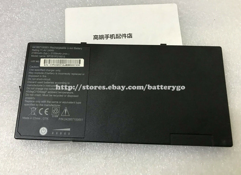 New 24Wh 2100mAh 11.4V Battery BP3S1P2160 BP3S1P2160-S For Getac F110