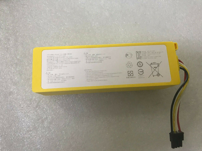 New 2600mAh Battery For Xiaomi Robot Vacuum Cleaner Roborock S50 S51