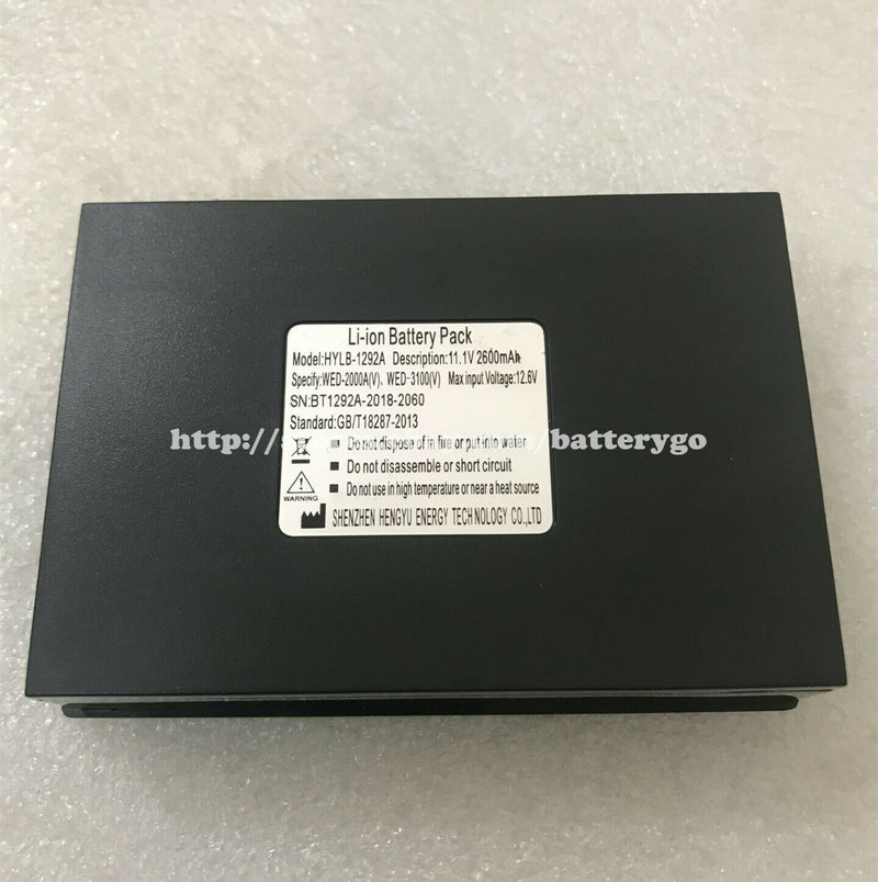 New 2600mAh Battery HYLB-1292A For Hengyu WED-2000A(V) WED-3100(V)
