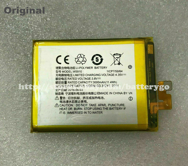 New 3000mAh 3.8V Rechargeable Battery For Sunmi M1 & VK W5910
