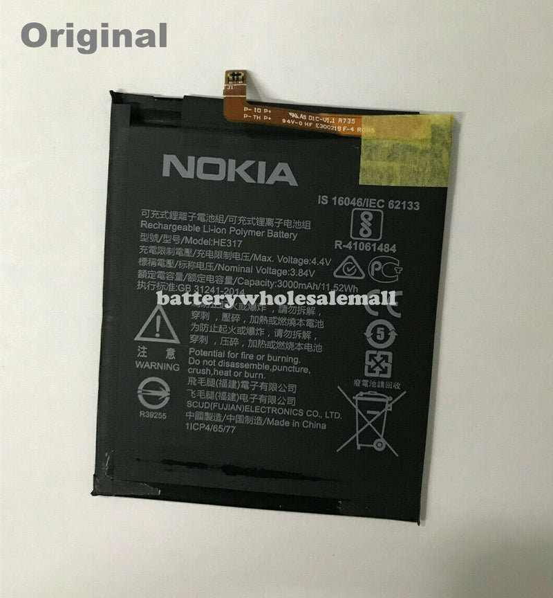 New 3000mAh Battery HE317 For Nokia 6 TA-1000 1003 1021 1025 1033 1039