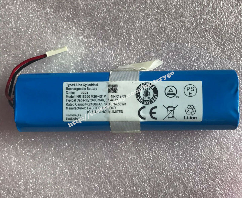 New 37.44Wh Battery M26-4S1P For ECOVACS Robot Vacuum Cleaner 4INR19/66