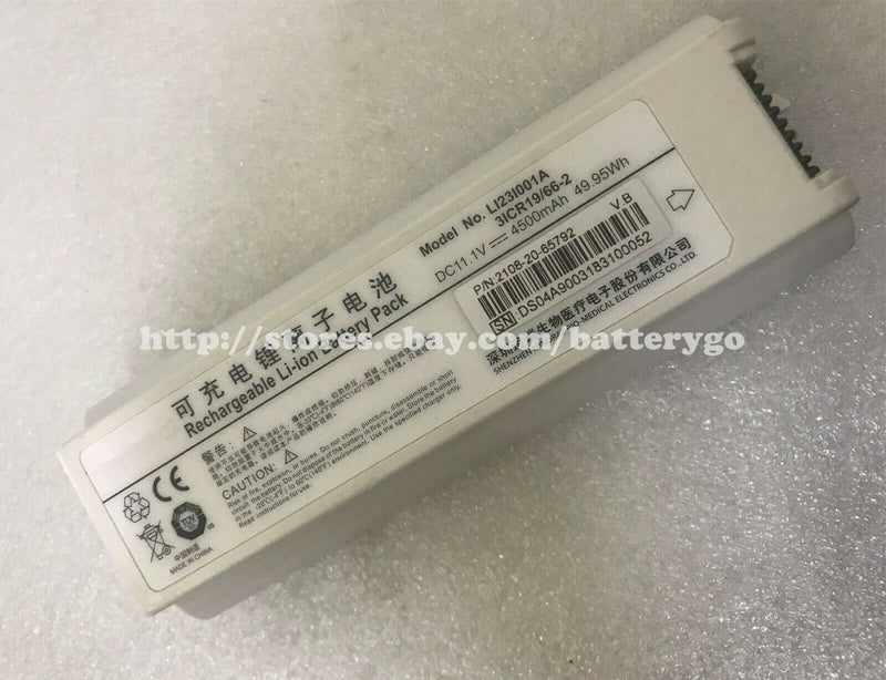 New 4500mAh 11.1V Battery LI23I001A For Mindray Echographe M5 M7 M9 M5T