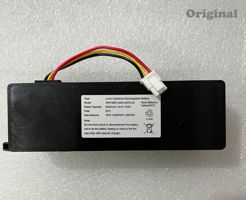 New Original 5000mAh 14.4V 72Wh Battery INR18650 M26-4S2P(LG) For Vacuum Cleaner