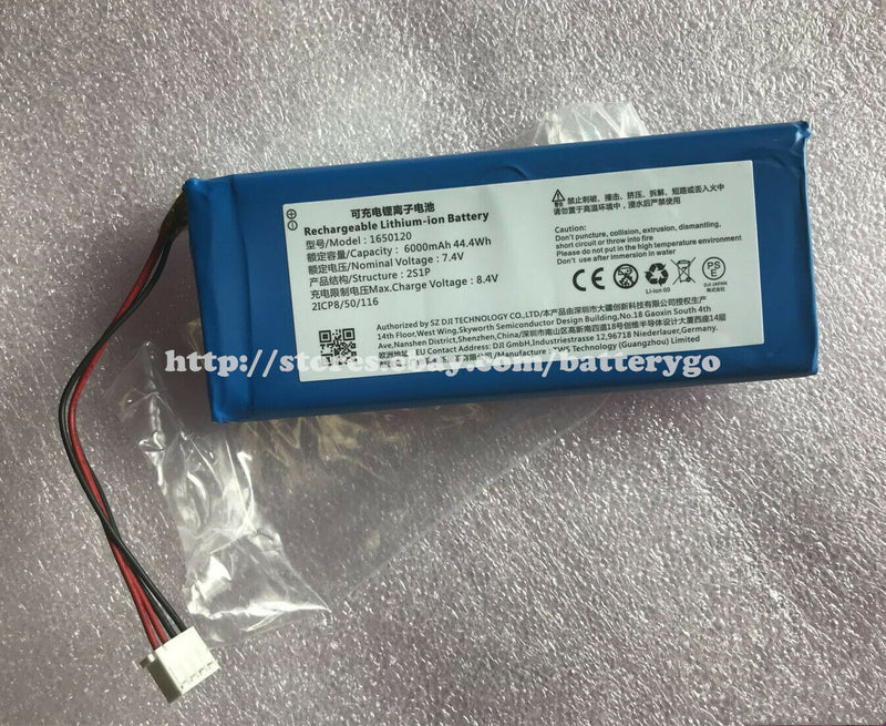 New 6000mAh Battery 1650120 For Dajiang 3adv Elf 4 Elf 3 GL300C Remote