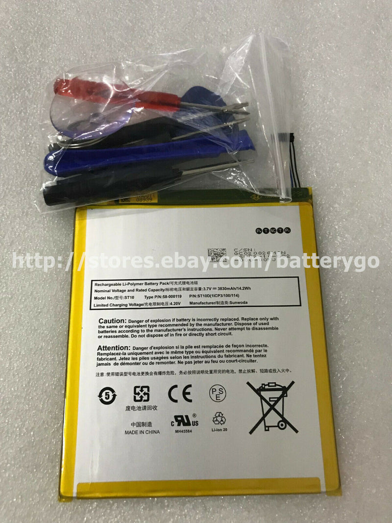 New Battery ST10 58-000119 For Amazon Kindle Fire HD 10 5th SR87CV 2015