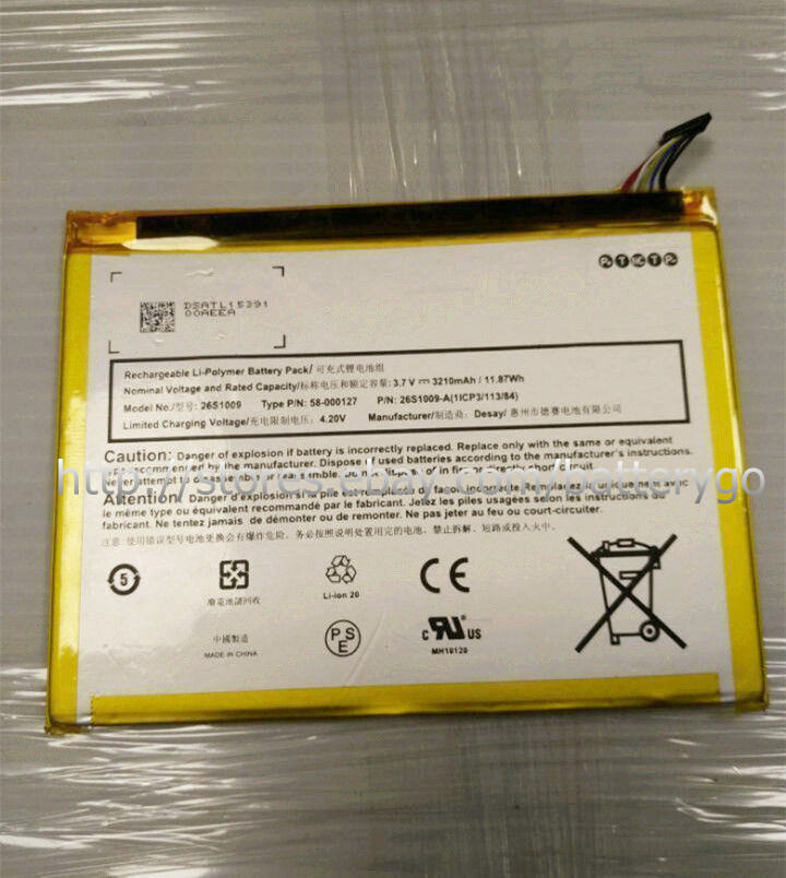 New 3210mAh Battery 26S1009 58-000127 For Amazon Kindle Fire HD 8 SG98EG