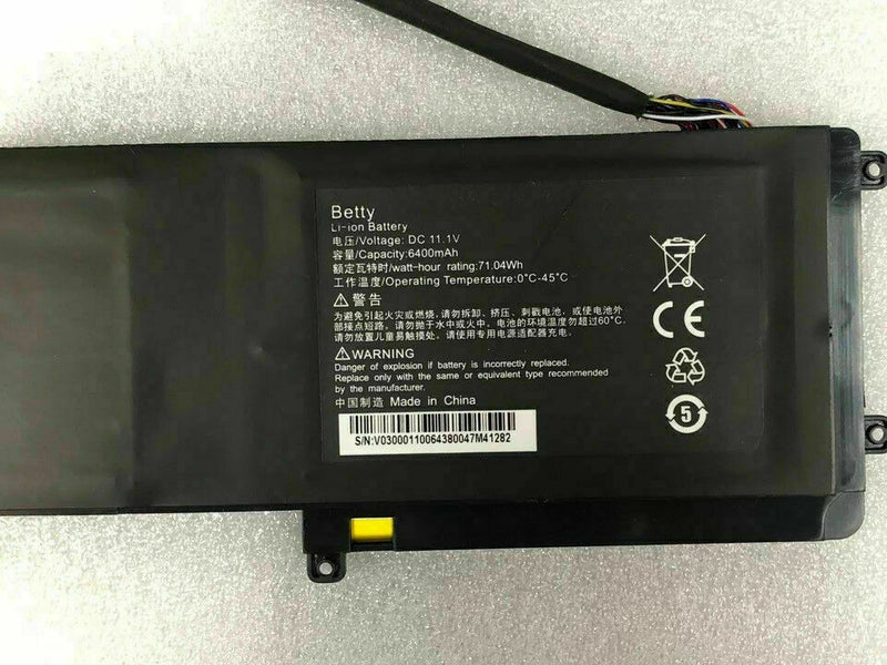 New 6400mAh Battery Betty For Razer Blade RZ09 14" RZ09-0102 RZ09-01161E31