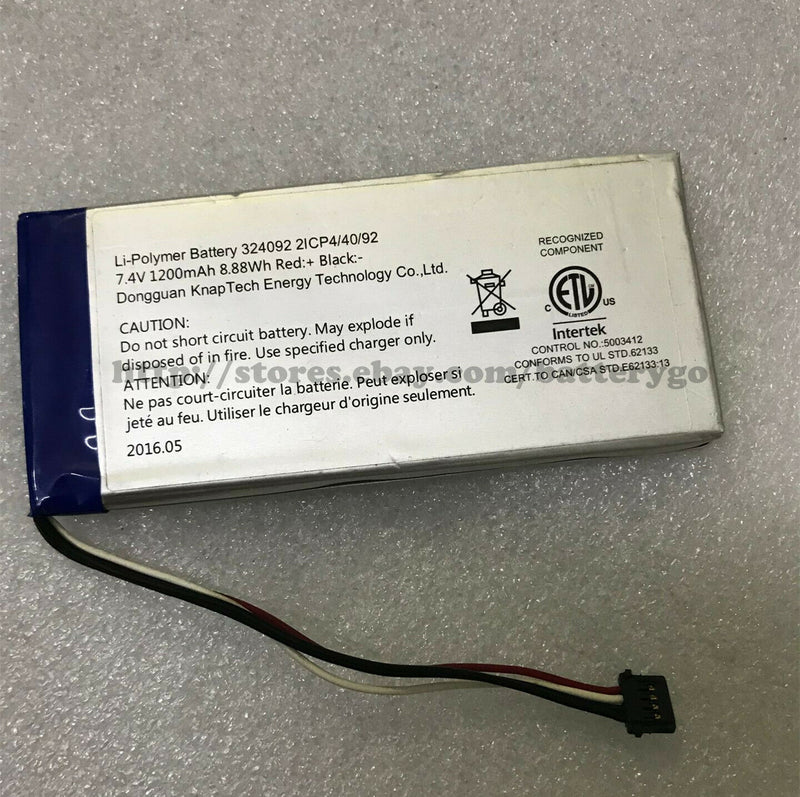 New 8.88Wh 1200mAh 7.4V Battery 324092 For 2ICP4/40/92